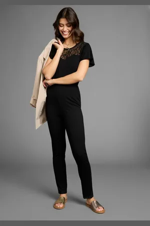 Laura Scott Overall mit Spitzeneinsatz & bequemen Gummizugbund - NEUE KOLLEKTION