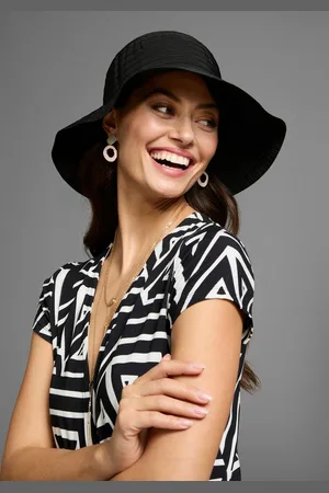 Laura Scott Sonnenhut mn eleganten Look, knautsch und faltbar - NEW