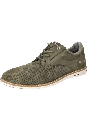 Mustang Schnürschuh, Freizeitschuh, Halbschuh, Schnürschuh mit Perforation