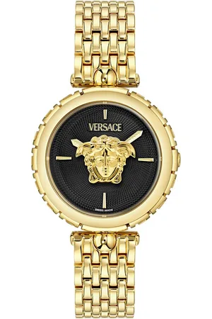 VERSACE Quarzuhr MEDUSA HERITAGE VE9D00424, Armbanduhr, Damenuhr, Swiss Made, Saphirglas, Edelstahlarmband, analog