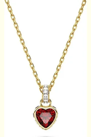 Swarovski Kette mit Anhänger Halskette 5648750-5660037 Stilla Anhänger, Herz, , Goldle (1-tlg) - Verkäufer: Juwelier-Bacak