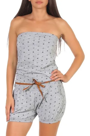 malito more than fashion Kurzoverall 8963 Bandeauoverall mit Ankerprint - Verkäufer: malito