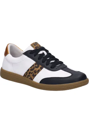 Josef Seibel Joleen 03 Sneaker, Retro Sneaker, Schnürschuh, Komfortschuh mit Leo-Muster