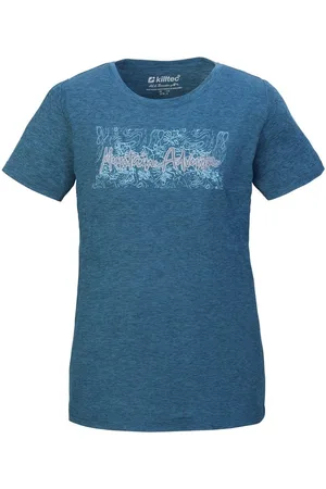 Killtec T-Shirt KOS 105 WMN TSHRT Leichtes, elastisches, schnelltrocknendes T-Shirt mit Print