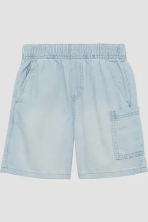 QS by s.Oliver Jeansshorts Jeans Bermuda / Relaxed Fit / High Rise / Wide Leg / Elastikbund - Verkäufer: