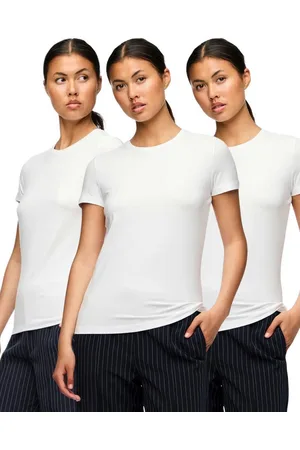 Pieces® T-Shirt Basic Rundhals T-Shirts im 3er Pack - Verkäufer: mailopoint