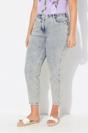 Ulla Popken Regular-fit-Jeans Mom-Jeans konisches Bein Komfortbund - Verkäufer: Popken Fashion Group