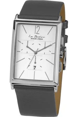 Jacques Lemans Chronograph La Passion LP-127H, Quarzuhr,Armbanduhr,Damenuhr,Herrenuhr,Lederarmband,Stoppfunktion,Tag