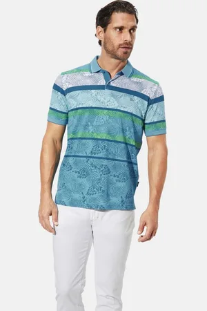 BABISTA Poloshirt VANETO mit feinem Blätteraufdruck - Verkäufer: VANDERSTORM VENTURES