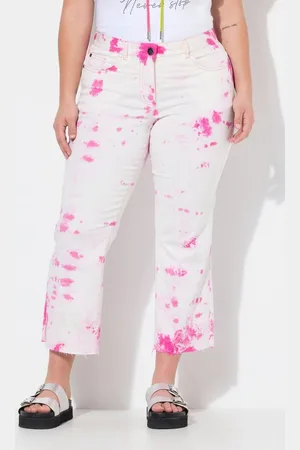 Angel of Style Regular-fit-Jeans 7/8-Jeans Claire Batikmuster 5-Pocket - Verkäufer: Popken Fashion Group