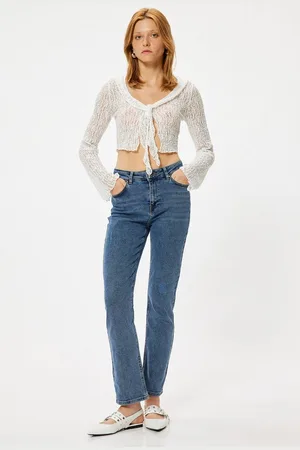 Koton Straight-Jeans Normale Leibhöhe Slim Straight - Verkäufer:
