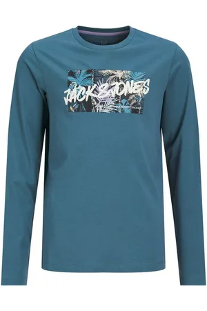 JACK & JONES Langarmshirt JJHAWAII SHAPE TEE LS CREW NECK JNR