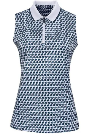 PUMA Poloshirt Golf Polo Mattr Love/H8 Ärmellos Blau/Weiß Damen XS - Verkäufer: Svens Golfshop GmbH