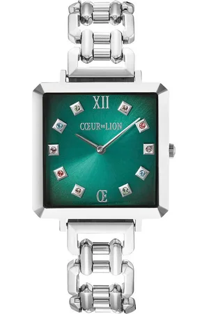 COEUR DE LION Quarzuhr 7630/74-1705, Armbanduhr, Damenuhr, Edelstahlarmband, analog, Swarovski®-Kristalle