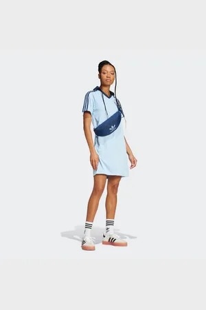 adidas Shirtkleid V-NECK SS DRESS (1-tlg)