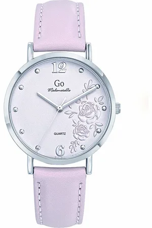 GO Girl Only Quarzuhr Damenuhr Leder , (Analoguhr), Damenuhr rund, mittel (ca. 34mm), Lederarmband , Elegant - Verkäufer: Fit4Style Silberschmuck - IMPPAC