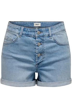 ONLY Shorts ONLHUSH HW BUTTON FOLD UP SHORTS DNM PIM