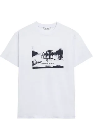 UNFAIR ATHLETICS T-Shirt T-Shirt Unfair I believe in Riot white - Verkäufer: Big Leshopski