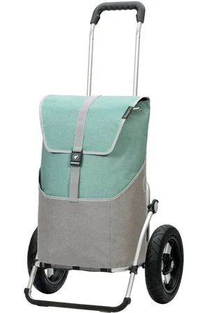 ASTRID ANDERSEN Einkaufstrolley Royal Shopper Vigo mint, klappbare Ladefläche, belastbar bis 50kg, wasserabweisend - Verkäufer: Easy-Trolley