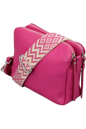 Adel Bags Schultertasche MARA Umhängetasche für Damen, Schultertasche aus Echtleder, hergestellt in Italien, mit 2 Riemen - Verkäufer: