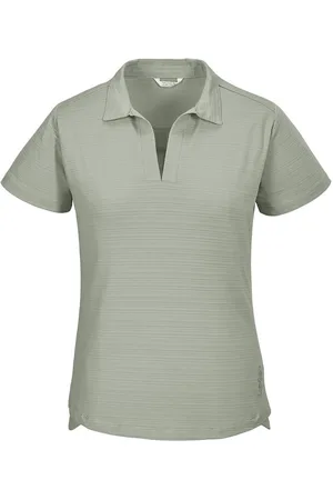 Killtec T-Shirt KOS 21 WMN TSHRT Leichtes, schnelltrocknendes Shirt mit Streifen und femininer Passform