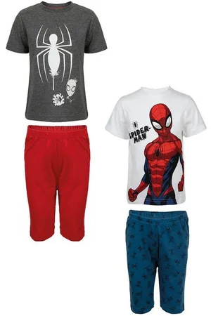 SPIDERMAN Pyjama 2x Jungen kurzer Pyjama Schlafanzug 2 - 8 Jahre - Verkäufer: coole-fun-t-shirts