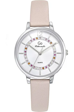 GO Girl Only Quarzuhr Damenuhr Leder , (Analoguhr), Damenuhr rund, mittel (ca. 32mm), Lederarmband , Elegant - Verkäufer: Fit4Style Silberschmuck - IMPPAC
