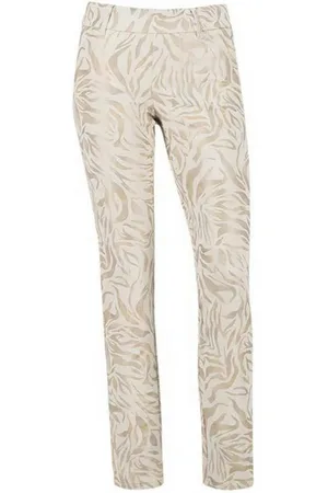 Alberto Golfhose Golfhose Jana Beige-Golden Print Damen - Verkäufer: Svens Golfshop GmbH
