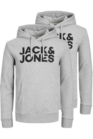 JACK & JONES Hoodie 2er Pack Corp (Spar-Set, 2-tlg) Sweatshirt / Hoodie - Baumwolle - Atmungsaktiv - Verkäufer: simply4you