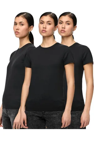 Pieces® T-Shirt Basic Rundhals T-Shirts im 3er Pack - Verkäufer: mailopoint