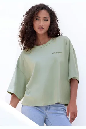 &Copenhagen Oversize-Shirt mit hochwertiger Logostickerei aus heavy Bio-Baumwoll-Qualität