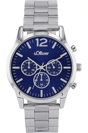 QS by s.Oliver Chronograph 2038383, Armbanduhr, Quarzuhr, Herrenuhr, Stoppfunktion, 12/24-Stunden-Anzeige