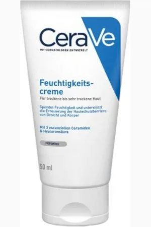Cerave Feuchtigkeitscreme für trockene bis sehr trockene Haut, Mit 3 essenziellen Ceramiden & Hyaluronsäure - Verkäufer: Wesiom