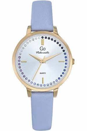 GO Girl Only Quarzuhr Damenuhr Leder , (Analoguhr), Damenuhr rund, mittel (ca. 32mm), Lederarmband , Elegant - Verkäufer: Fit4Style Silberschmuck - IMPPAC