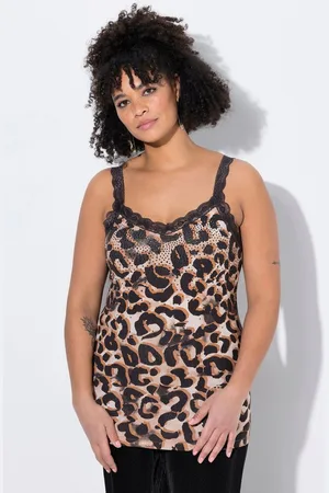 Miamoda Longtop Top Slim Fit Leo Ziersteinchen - Verkäufer: Popken Fashion Group