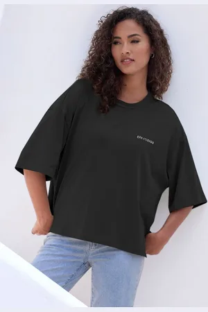 &Copenhagen Oversize-Shirt mit hochwertiger Logostickerei aus heavy Bio-Baumwoll-Qualität