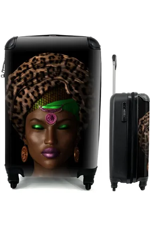 MuchoWow Handgepäckkoffer Frau - - Accessoires, 4 Rollen, Reisetasche mit rollen, Handgepäck für Ferien, Trolley, Reisekoffer - Verkäufer: GmbH