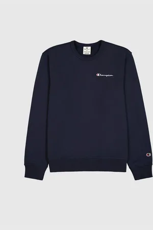 Champion Sweatshirt Herren Fleece Sweatshirt mit kleinem Logo - Dunkelblau - Verkäufer: beim-schaeftlmaier