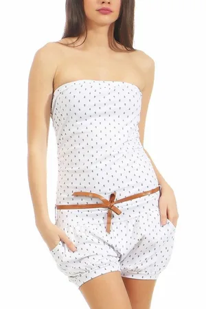 malito more than fashion Kurzoverall 8963 Bandeauoverall mit Ankerprint - Verkäufer: malito