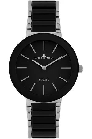 Jacques Lemans Keramikuhr Monaco 42-8A, Quarzuhr, Armbanduhr, Damenuhr, Herrenuhr, bis 10 bar wasserdicht