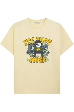 UNFAIR ATHLETICS T-Shirt T-Shirt Unfair PB Paper Easy Fit lemongras - Verkäufer: Big Leshopski