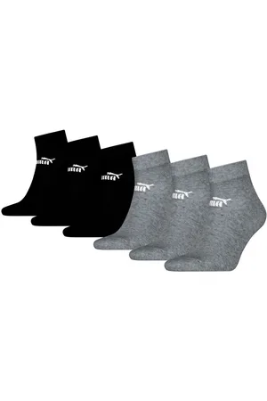 PUMA Sportsocken Unisex Elements Quarter Socken knöchelhoch 6er Pack (6-Paar, 6er Pack) Logoschriftzug - Verkäufer: Fashion-Style