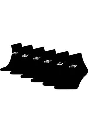 PUMA Sportsocken Unisex Elements Quarter Socken knöchelhoch 6er Pack (6-Paar, 6er Pack) Logoschriftzug - Verkäufer: Fashion-Style