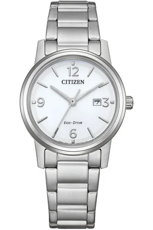 Citizen Solaruhr EW2720-57A, Armbanduhr, Damenuhr, Edelstahlarmband, analog, Datum, Eco-Drive