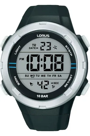 Lorus Chronograph R2301QX9, Quarz,Armbanduhr,Herrenuhr,Silikonarmband,digital,Datum,Stoppfunktion