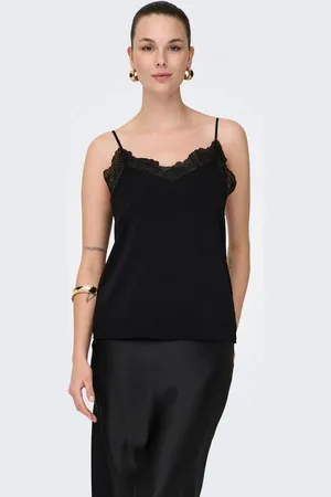 ONLY Spaghettitop ONLELLEY FR LACE SINGLET CS PTM