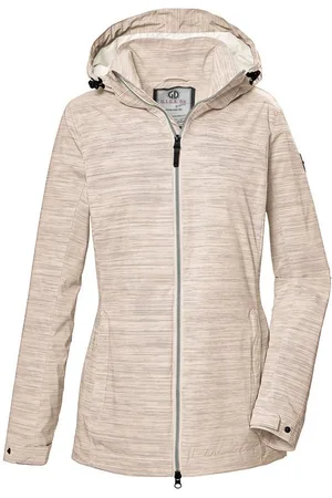 G.I.G.A. DX by killtec Funktionsjacke GS 67 WMN JCKT Gestreifte Damenjacke, wasserabweisend, abnehmbare Kapuze, nachhaltig
