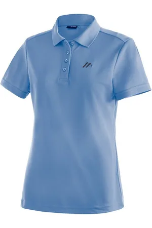 Maier Sports Funktionsshirt Ulrike Damen Polo, pique Poloshirt, schnelltrocknendes Outdoor-Shirt