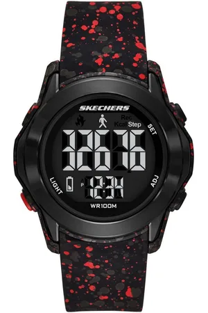 Skechers Chronograph GALLOWAY SR5244, Quarzuhr, Armbanduhr, Herrenuhr, digital, Beleuchtung