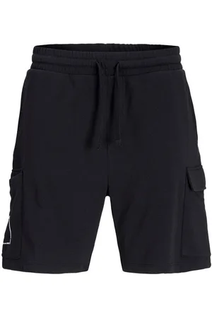 JACK & JONES Shorts JPSTKANE JJSCRIPT SWEAT SHORTS AMT PLS